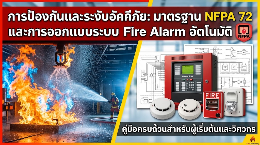 การป้องกันและระงับอัคคีภัย มาตรฐาน NFPA 72 และการออกแบบระบบ Fire Alarm อัตโนมัติ